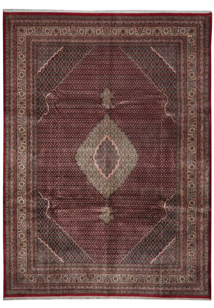 10 x 13 Premium Hand-Knotted Persian Traditional Woo Rug