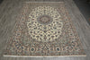 Load image into Gallery viewer, 6.5 x 9.6 Stunning Authentic Persian Nain Rug Wool and Silk 500KPSI #PIX-26310