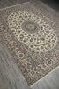 Load image into Gallery viewer, 6.5 x 9.6 Stunning Authentic Persian Nain Rug Wool and Silk 500KPSI #PIX-26310