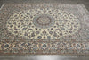 Load image into Gallery viewer, 6.5 x 9.6 Stunning Authentic Persian Nain Rug Wool and Silk 500KPSI #PIX-26310