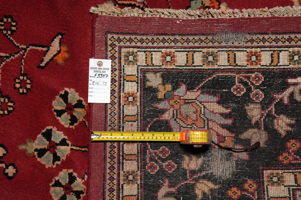9 x 12 New Handmade Sarouk Rug #F-3347