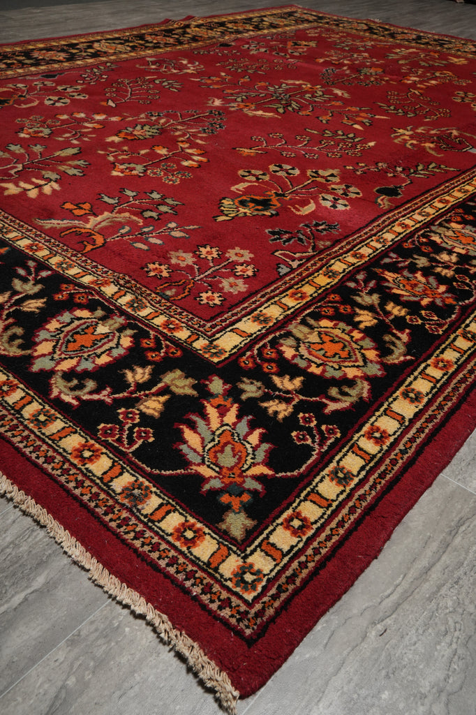 9 x 12 New Handmade Sarouk Rug #F-3347