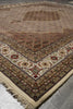 Load image into Gallery viewer, 8.4 x 10 Premium Quality Wool and Silk Handmade India Tabriz Mahi Rug EARTH TONE #F-3087