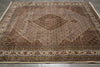 Load image into Gallery viewer, 8.4 x 10 Premium Quality Wool and Silk Handmade India Tabriz Mahi Rug EARTH TONE #F-3087