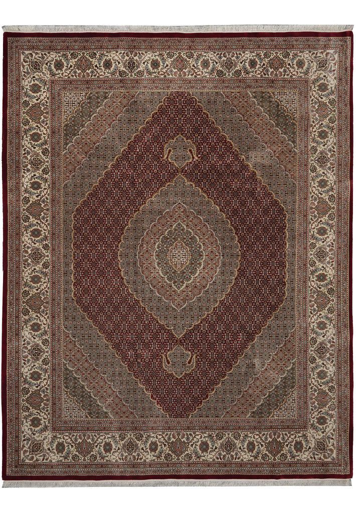 8 x 10 Hand-Knotted Persian Traditional Woo Rug