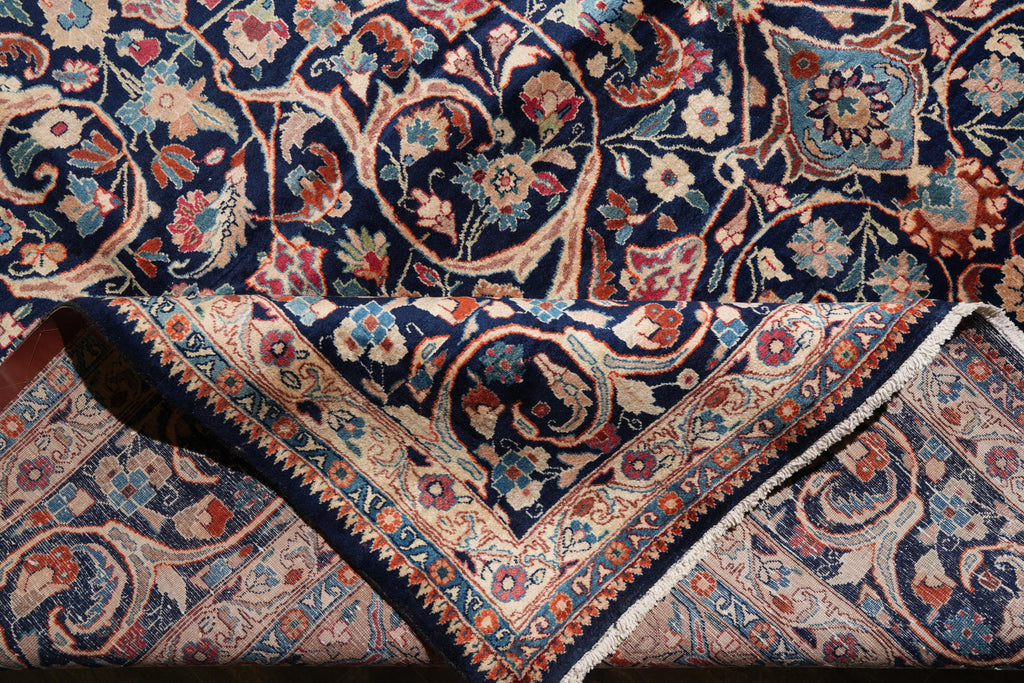 10.1 x 12.4 Authentic Persian Esfahan Najafabad Wool Rug #F-4139