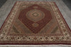 Load image into Gallery viewer, 8 x 10 Hand-Knotted Traditional Wool and Silk Quality Handmade Rug MAHI TABRIZ HEATI #F-3086