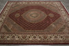 Load image into Gallery viewer, 8 x 10 Hand-Knotted Traditional Wool and Silk Quality Handmade Rug MAHI TABRIZ HEATI #F-3086