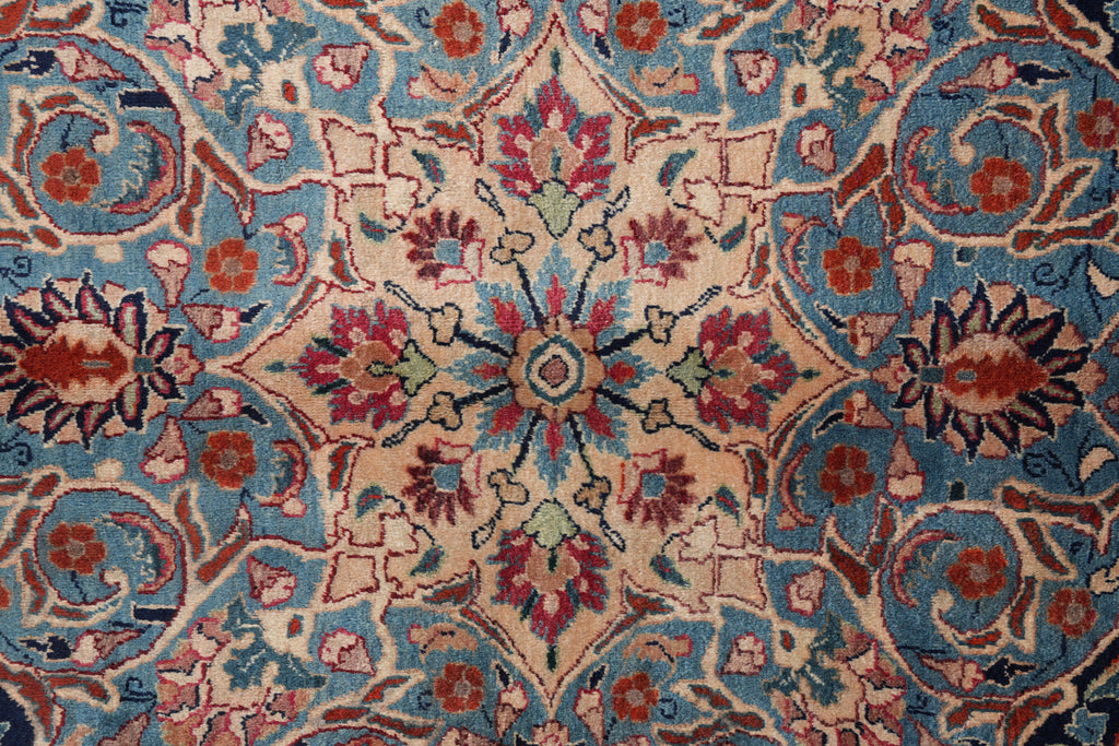 10.1 x 12.4 Authentic Persian Esfahan Najafabad Wool Rug #F-4139