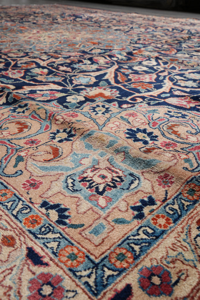10.1 x 12.4 Authentic Persian Esfahan Najafabad Wool Rug #F-4139