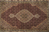 Load image into Gallery viewer, 4.7 x 6.8 Quality Handmade Wool and Silk Mahi Tabriz Herat Rug #F-3088