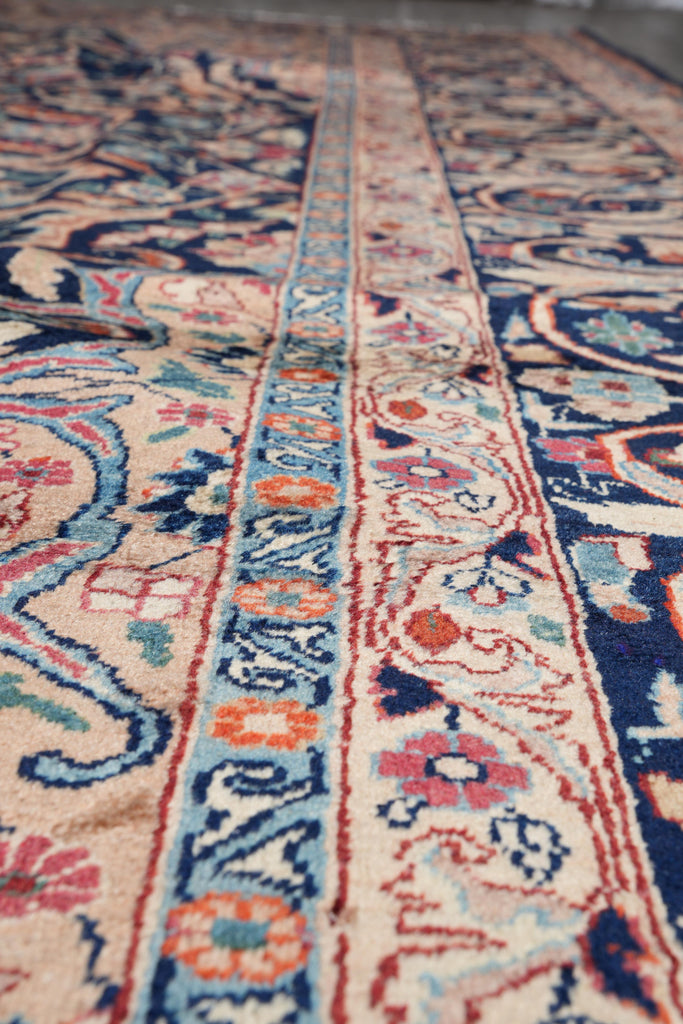 10.1 x 12.4 Authentic Persian Esfahan Najafabad Wool Rug #F-4139