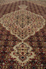 Load image into Gallery viewer, 4.7 x 6.8 Quality Handmade Wool and Silk Mahi Tabriz Herat Rug #F-3088