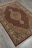 Load image into Gallery viewer, 4.7 x 6.8 Quality Handmade Wool and Silk Mahi Tabriz Herat Rug #F-3088