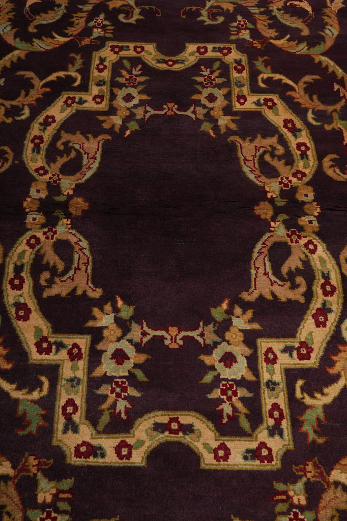4 x 6.3 New Handmade Jaipur Rug Eggplant Purple #PIX-12501