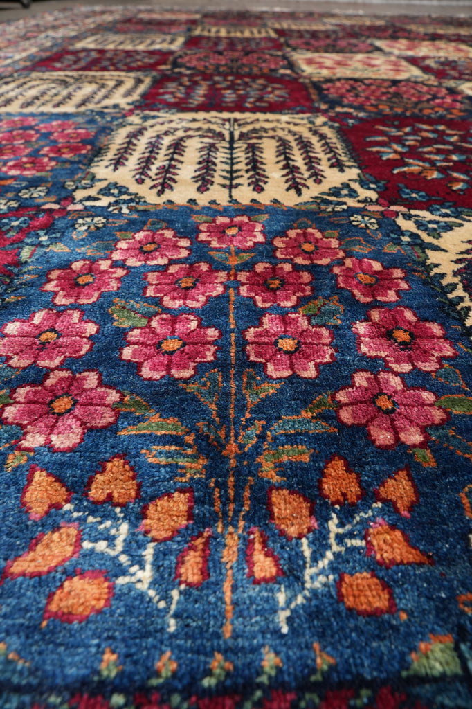 12.3 x 17.10 Authentic Quality Persian Bakhtiar Rug Garden Multi Colors #PIX-15346