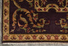 Load image into Gallery viewer, 4 x 6.3 New Handmade Jaipur Rug Eggplant Purple #PIX-12501