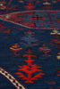 Load image into Gallery viewer, 5 x 14.4 Antique Russian Sumak Kilim Rug Eagle Kazak Pattern 1940's #B-78955