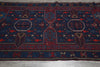 Load image into Gallery viewer, 5 x 14.4 Antique Russian Sumak Kilim Rug Eagle Kazak Pattern 1940's #B-78955