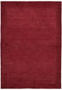 Load image into Gallery viewer, 4.3 x 6 Plain Red Modern Wool Handmade Rug #F-3348