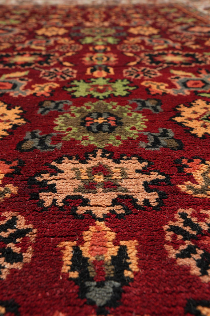 6 x 9.1 Handmade India Wool Mahal Rug #F-4445