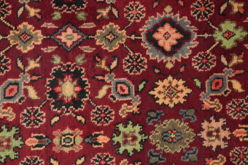 6 x 9.1 Handmade India Wool Mahal Rug #F-4445