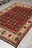 Load image into Gallery viewer, 6 x 9.1 Handmade India Wool Mahal Rug #F-4445