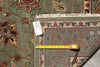 Load image into Gallery viewer, 6 x 9.2 Green Handmade Wool Rug #F-4446
