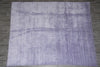 Load image into Gallery viewer, 8.0 x 10 Plain Solid Color Lavander Handmade Contemporary Rug #F-4142