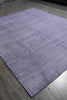 Load image into Gallery viewer, 8.0 x 10 Plain Solid Color Lavander Handmade Contemporary Rug #F-4142