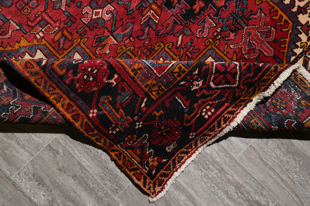 7 x 10  Hand-Knotted Tribal of Iran Persian Heriz Rug #B-73262