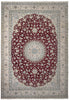 Load image into Gallery viewer, 12.9 x 18.8 Authentic Persian Nain Rug Large Wool and Silk #PIX-696