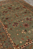 Load image into Gallery viewer, 6 x 9.2 Green Handmade Wool Rug #F-4446