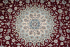 Load image into Gallery viewer, 12.9 x 18.8 Authentic Persian Nain Rug Large Wool and Silk #PIX-696
