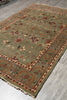 Load image into Gallery viewer, 6 x 9.2 Green Handmade Wool Rug #F-4446