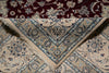 Load image into Gallery viewer, 12.9 x 18.8 Authentic Persian Nain Rug Large Wool and Silk #PIX-696