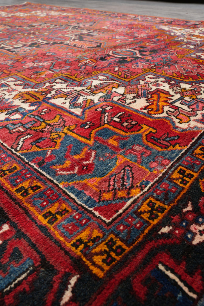 7 x 10  Hand-Knotted Tribal of Iran Persian Heriz Rug #B-73262