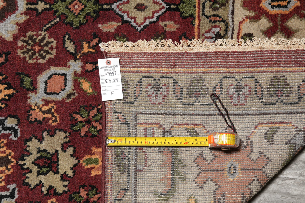 6 x 8.9 New Handmade Mahal Rug #F-4447