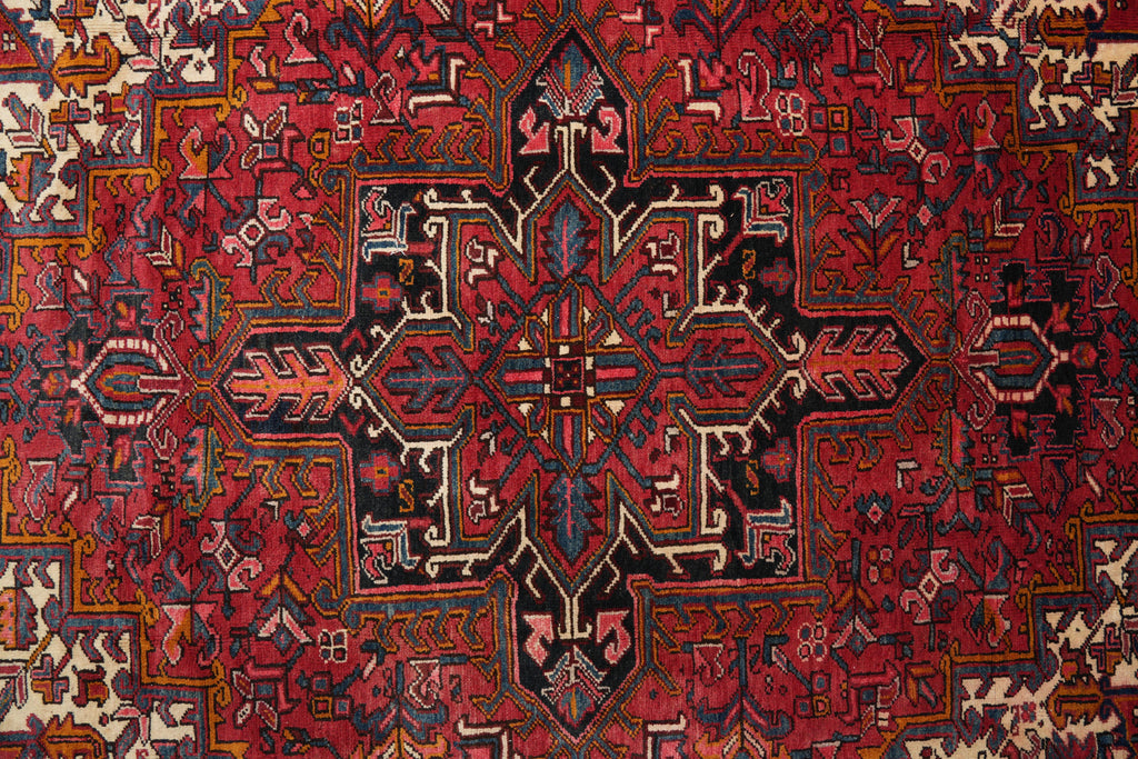 7 x 10  Hand-Knotted Tribal of Iran Persian Heriz Rug #B-73262