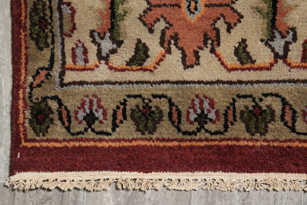 6 x 8.9 New Handmade Mahal Rug #F-4447