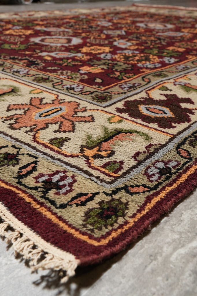 6 x 8.9 New Handmade Mahal Rug #F-4447