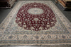 Load image into Gallery viewer, 12.9 x 18.8 Authentic Persian Nain Rug Large Wool and Silk #PIX-696