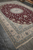 Load image into Gallery viewer, 12.9 x 18.8 Authentic Persian Nain Rug Large Wool and Silk #PIX-696