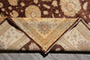 Load image into Gallery viewer, 9 x 12.6 Quality Natural Wool Handmade Zigler Rug Warm Burgundy Brown #PIX-11555