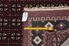 Load image into Gallery viewer, 5.8 x 7.10 Handmade India Turkman Bokara Rug Burgundy Black #F-4448