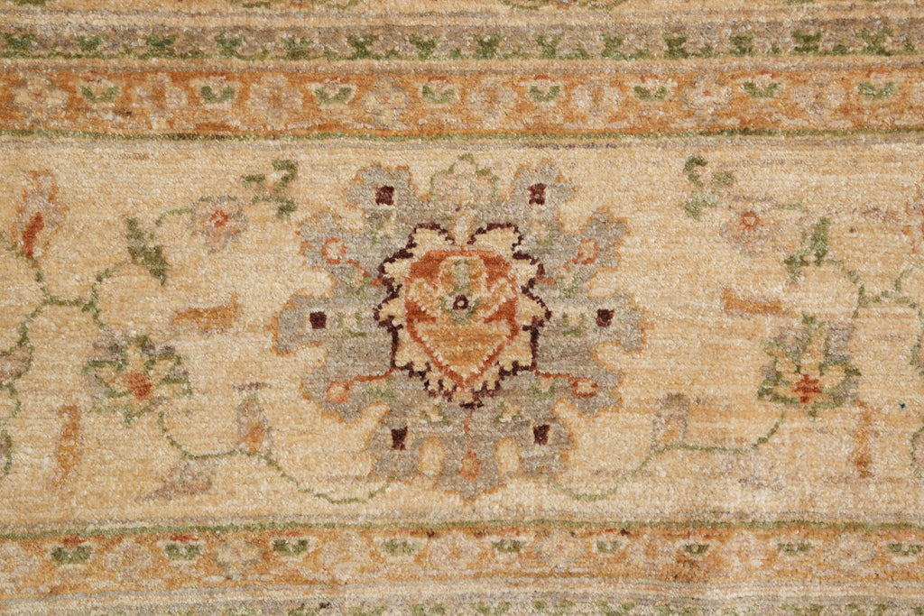 9 x 12.6 Quality Natural Wool Handmade Zigler Rug Warm Burgundy Brown #PIX-11555