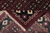 Load image into Gallery viewer, 5.8 x 7.10 Handmade India Turkman Bokara Rug Burgundy Black #F-4448