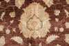 Load image into Gallery viewer, 9 x 12.6 Quality Natural Wool Handmade Zigler Rug Warm Burgundy Brown #PIX-11555