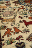 Load image into Gallery viewer, 4 x 6  Charactristic Persian Qashkooli Rug Geometric Animal Motif #PIX-16387