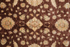 Load image into Gallery viewer, 9 x 12.6 Quality Natural Wool Handmade Zigler Rug Warm Burgundy Brown #PIX-11555
